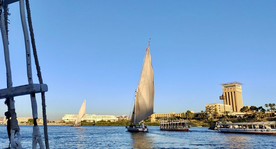 Felucca tocht, Aswan Felucca tocht, Aswan